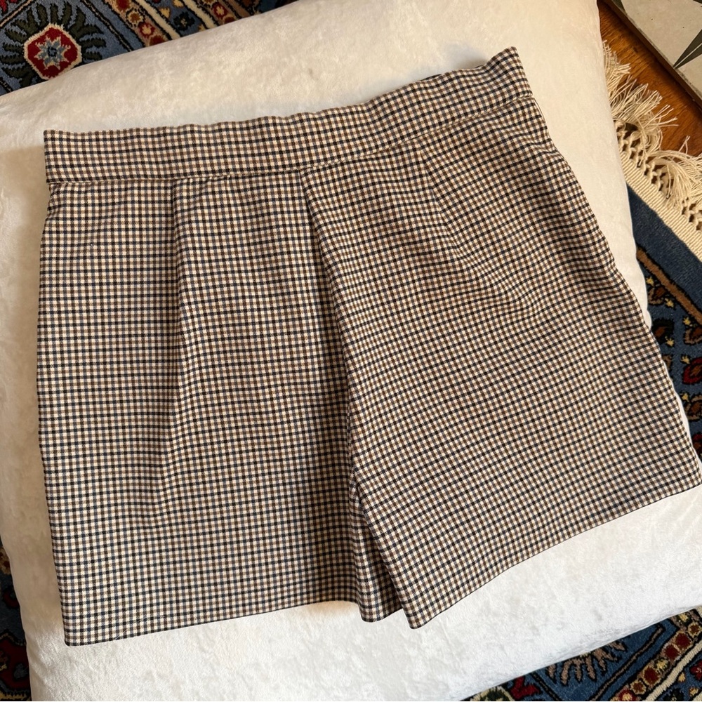 Zara Plaid Mini Skort - Picture 4 of 4
